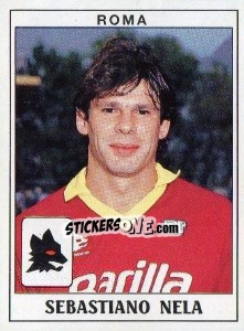 Cromo Sebastiano Nela - Calciatori 1989-1990 - Panini