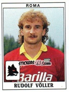 Figurina Rudolf Völler - Calciatori 1989-1990 - Panini