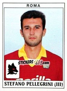 Sticker Stefano Pellegrini - Calciatori 1989-1990 - Panini