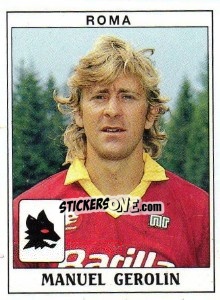 Sticker Manuel Gerolin - Calciatori 1989-1990 - Panini