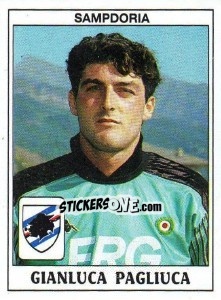 Sticker Gianluca Pagliuca - Calciatori 1989-1990 n. 289 - Panini