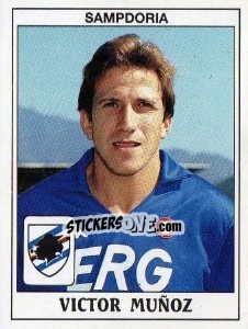 Cromo Victor Munoz - Calciatori 1989-1990 - Panini