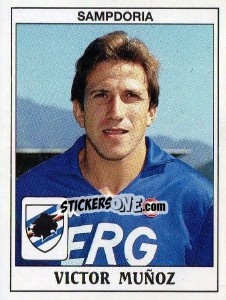 Sticker Victor Munoz - Calciatori 1989-1990 n. 295 - Panini