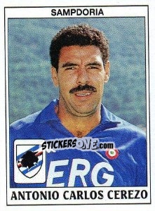 Figurina Antonio Carlos Cerezo - Calciatori 1989-1990 - Panini