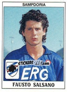 Sticker Fausto Salsano - Calciatori 1989-1990 n. 303 - Panini