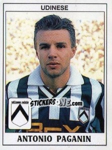 Sticker Antonio Paganin - Calciatori 1989-1990 n. 309 - Panini