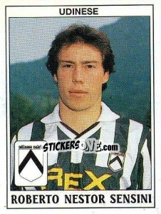 Sticker Roberto Nestor Sensini - Calciatori 1989-1990 n. 312 - Panini