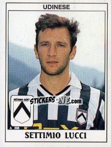 Sticker Settimio Lucci - Calciatori 1989-1990 n. 313 - Panini