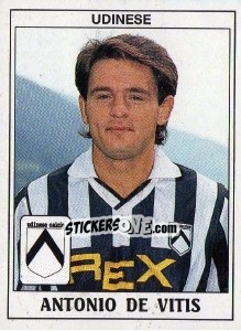 Figurina Antonio De Vitis - Calciatori 1989-1990 - Panini