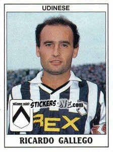 Cromo Ricardo Gallego - Calciatori 1989-1990 - Panini
