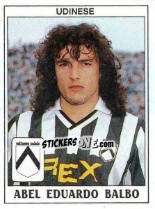 Sticker Abel Eduardo Balbo - Calciatori 1989-1990 - Panini