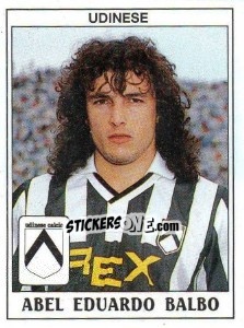 Figurina Abel Eduardo Balbo - Calciatori 1989-1990 - Panini