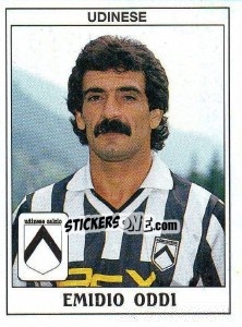 Sticker Emidio Oddi - Calciatori 1989-1990 n. 320 - Panini