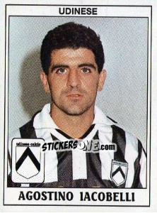 Figurina Agostino Iacobelli - Calciatori 1989-1990 - Panini