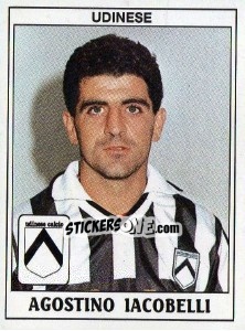 Sticker Agostino Iacobelli - Calciatori 1989-1990 n. 321 - Panini
