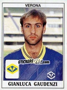 Sticker Gianluca Gaudenzi - Calciatori 1989-1990 - Panini