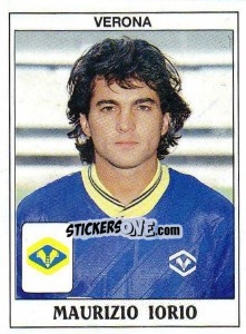 Sticker Maurizio Iorio - Calciatori 1989-1990 n. 335 - Panini