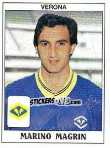 Sticker Marino Magrin - Calciatori 1989-1990 - Panini