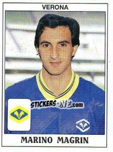 Sticker Marino Magrin - Calciatori 1989-1990 n. 336 - Panini