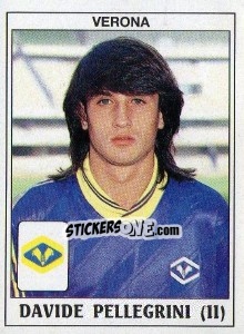 Sticker Davide Pellegrini - Calciatori 1989-1990 n. 337 - Panini