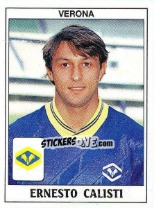 Sticker Ernesto Calisti - Calciatori 1989-1990 - Panini