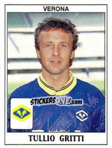 Sticker Tullio Gritti - Calciatori 1989-1990 - Panini