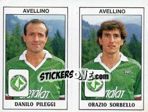 Figurina Danilo Pileggi / Orazio Sorbello - Calciatori 1989-1990 - Panini