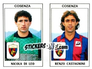 Figurina Nicola Di Leo / Renzo Costagnini - Calciatori 1989-1990 - Panini