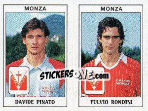 Sticker Davide Pinato / Fulvio Rondini - Calciatori 1989-1990 n. 433 - Panini