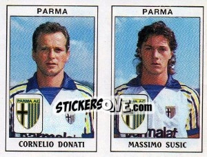 Figurina Cornelio Donati / Massimo Susic - Calciatori 1989-1990 - Panini