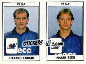 Figurina Stefano Cuoghi / Mario Been - Calciatori 1989-1990 - Panini