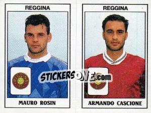 Figurina Mauro Rosin / Armando Cascione - Calciatori 1989-1990 - Panini