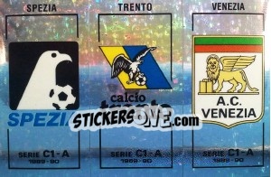 Sticker Stemma Spezia / Trento / Venezia - Calciatori 1989-1990 - Panini