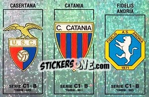 Sticker Stemma Casertana / Catania / Fidelis Andria - Calciatori 1989-1990 n. 510 - Panini