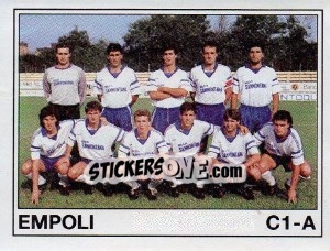 Figurina Squadra Empoli - Calciatori 1989-1990 - Panini