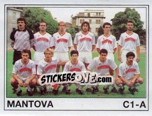 Figurina Squadra Mantova - Calciatori 1989-1990 - Panini