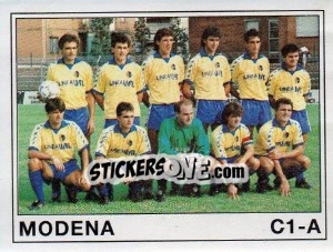 Figurina Squadra Modena - Calciatori 1989-1990 - Panini