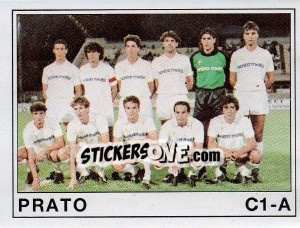 Figurina Squadra Prato - Calciatori 1989-1990 - Panini