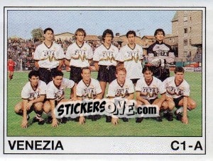 Figurina Squadra Venezia - Calciatori 1989-1990 - Panini