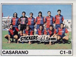 Figurina Squadra Casarano - Calciatori 1989-1990 - Panini