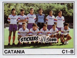 Cromo Squadra Catania - Calciatori 1989-1990 - Panini