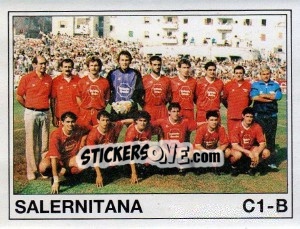 Figurina Squadra Salernitana - Calciatori 1989-1990 - Panini