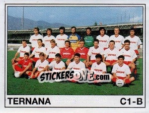 Cromo Squadra Ternana - Calciatori 1989-1990 - Panini