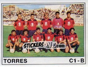 Figurina Squadra Torres - Calciatori 1989-1990 - Panini