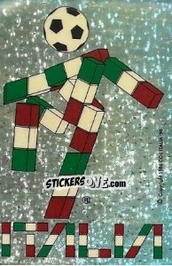 Sticker Mascotte Italia 90 - Calciatori 1989-1990 - Panini