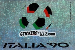 Cromo Stemma Italia 90 - Calciatori 1989-1990 - Panini