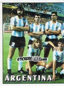 Figurina Squadra Argentina - Calciatori 1989-1990 - Panini