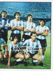 Figurina Squadra Argentina - Calciatori 1989-1990 - Panini