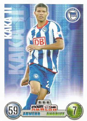 Cromo Kaka II - German Fussball Bundesliga 2008-2009. Match Attax n. 3 - Topps