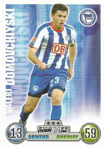 Cromo Valeri Domovchiyski - German Fussball Bundesliga 2008-2009. Match Attax n. 14 - Topps